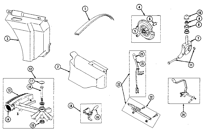 Clutches, wheels, forks all models