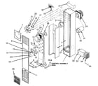 Williams 550DVI NAT cabinet and body assembly diagram