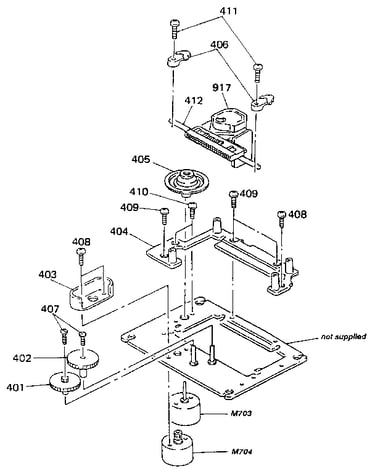 (6) optical pick-up section (ksm-210ban)