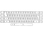 Laser SC125(5PCA) keybutton reference chart diagram