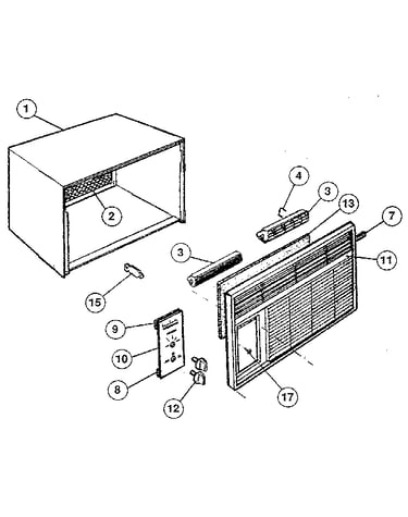 Cabinet and front panel
