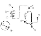 Kenmore 2538791832 compressor diagram