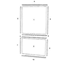 Frigo Design 7019 door panels and trims diagram