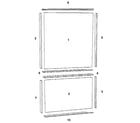 Kenmore 2247017 door panels  and trims diagram