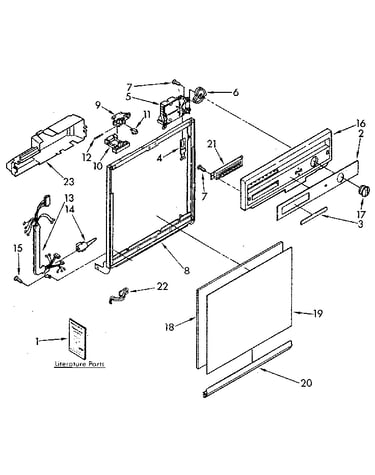 Frame and console