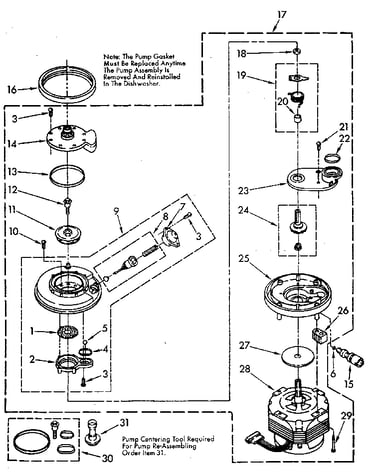 Pump and motor
