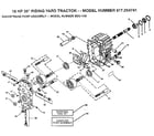 Craftsman 917254741 sundstrand pump assembly - model number bdu-10s diagram