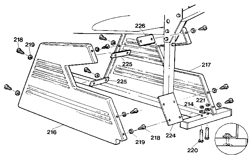 Side shroud assembly