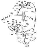 Lat mast assembly