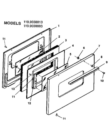 Oven door