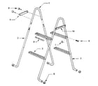 Sears 167411030 step assembly diagram