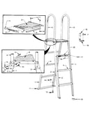 Ladder platform assembly
