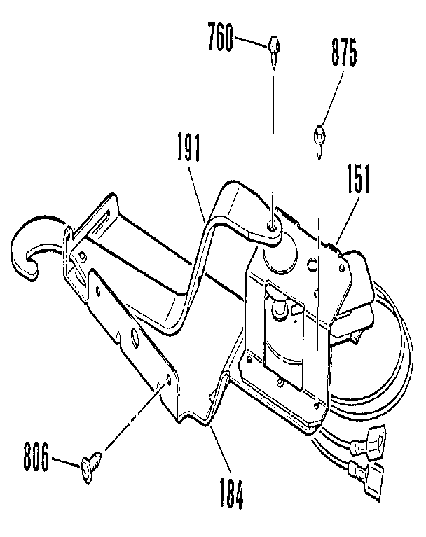 Door lock section