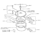 Presto 01250 replacement parts diagram