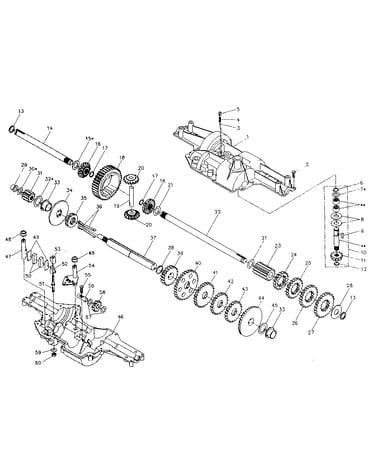 Five speed transaxle