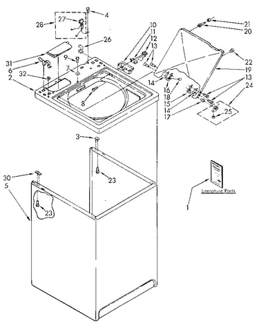 Top and cabinet