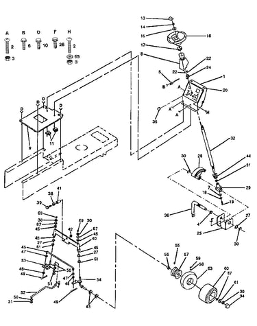 Steering and front axle