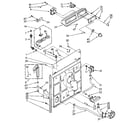 Kenmore 11081921110 console and rear panel diagram