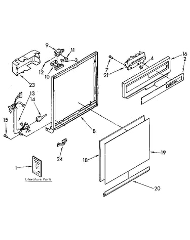 Frame and console