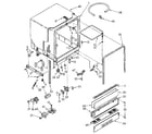 Kenmore 6651691190 tub assembly diagram