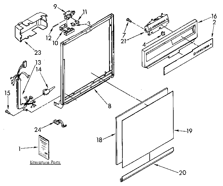 Frame and console