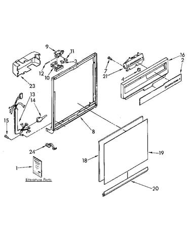 Frame and console