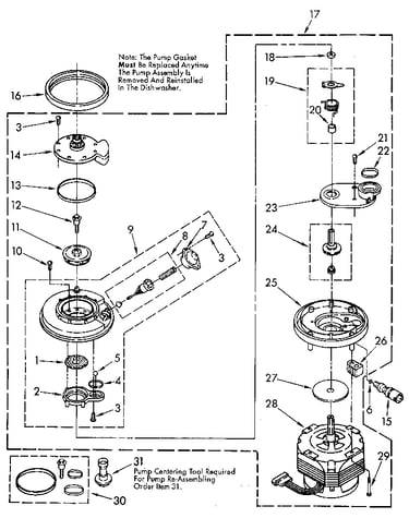Pump and motor