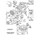 Craftsman 917372470 cylinder assembly and crankcase diagram