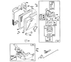 Craftsman 917372470 air cleaner assembly/carburetor assembly diagram