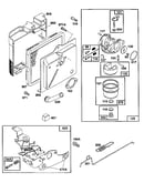 Air cleaner assembly/carburetor assembly