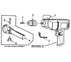 Craftsman 315101400 unit parts and optional handle assembly diagram