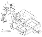 Craftsman 113197160 figure 2 - base and column assembly diagram
