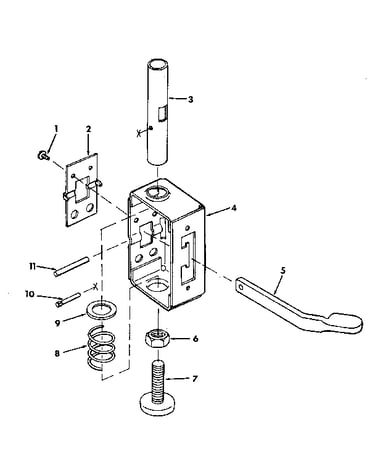 Figure 7 - foot assembly - model 113.197610