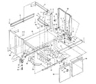 Craftsman 113197710 figure 9 - cabinet assembly for model 113.197410 diagram