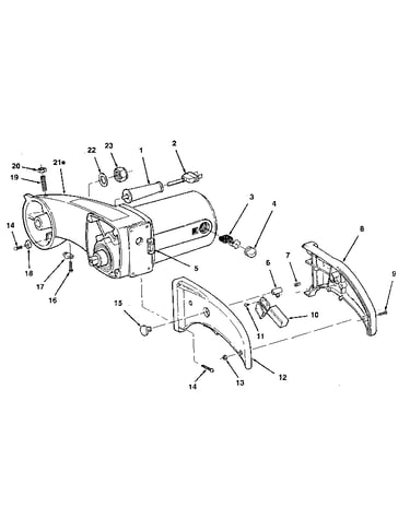 Figure 2-arm and motor assembly