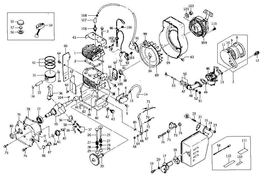 Kawasaki 5 horsepower engine