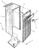 Cabinet and front panel