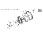 Onan 110-3424-02 blower wheel with screen diagram