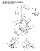 Gearcase, ignition control, alternator and regulator