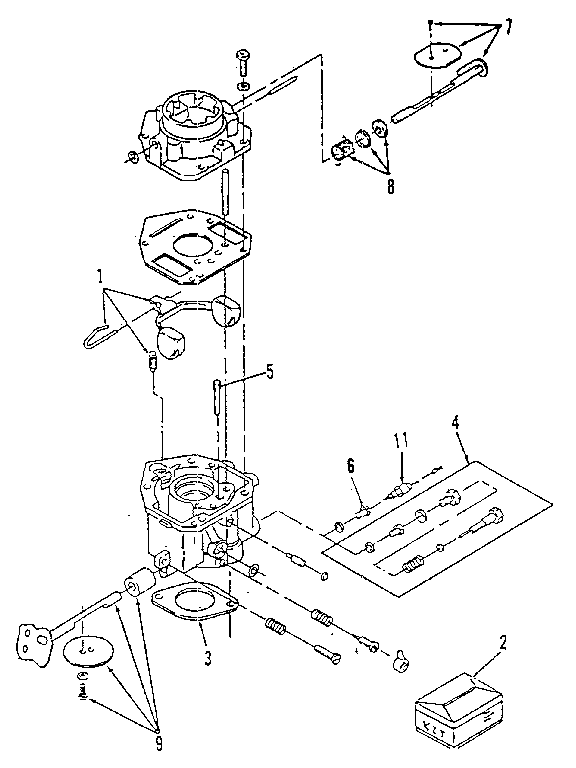 Carburetor components (gasoline)