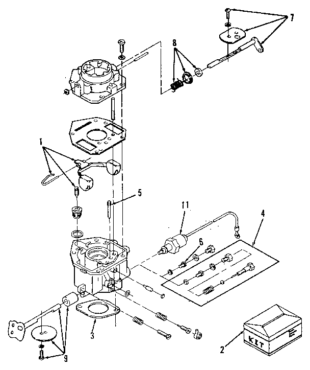 Carburetor components (gasoline)