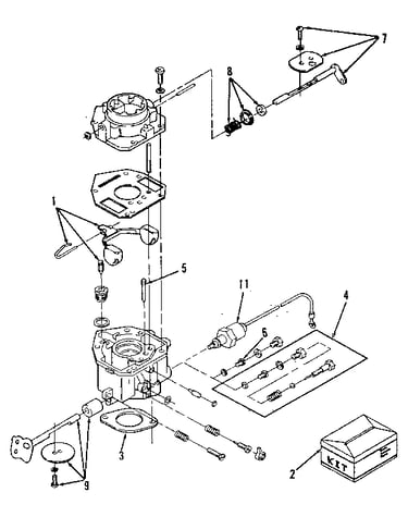 Carburetor components (gasoline)