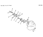 Onan 110-3424-02 choke control (front pull) diagram