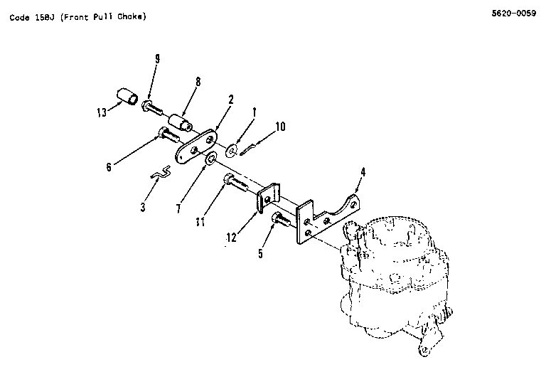 Choke control (front pull)