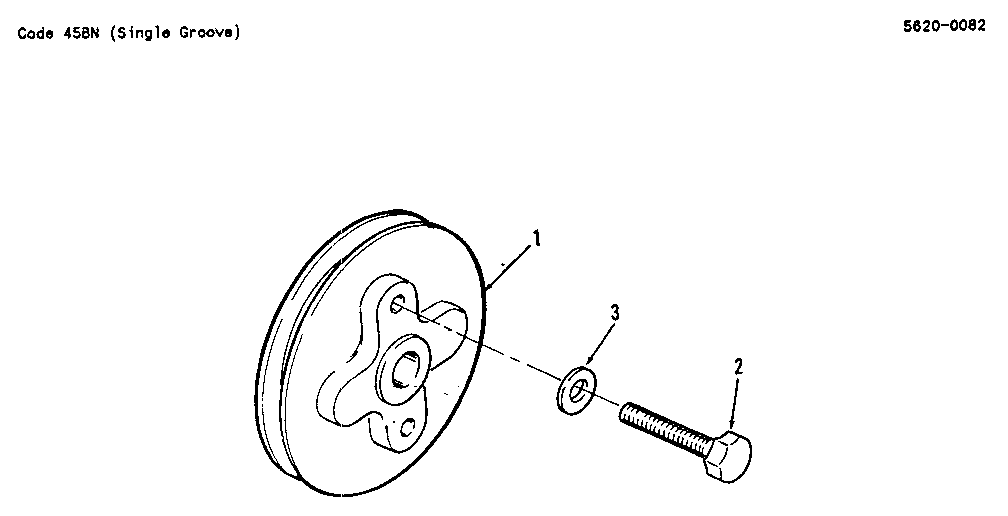 PULLEY (SINGLE GROOVE)