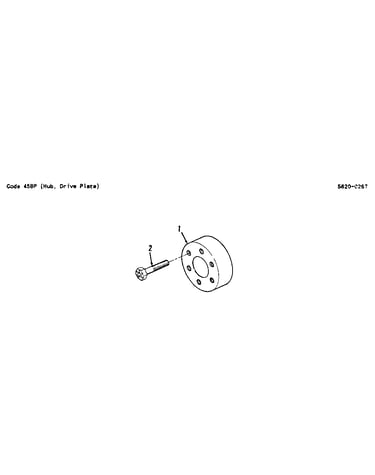 Drive plate hub