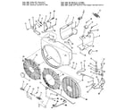 Onan 110-3424-02 blower housing and governor diagram