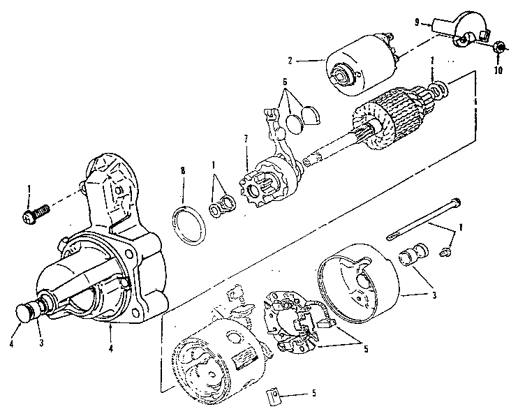 STARTER COMPONENTS (191-1949-05 & 191-1949-07)