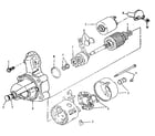 Onan 110-3424-02 starter components (191-1949-05 & 191-1949-07) diagram