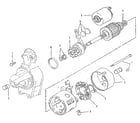 Onan 110-3424-02 starter components (191-1808-04 & 191-1808-05) diagram